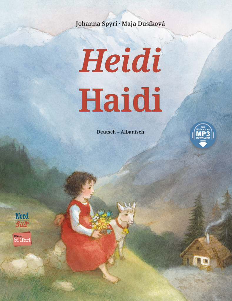 Heidi, Kinderbuch Deutsch-Albanisch mit MP3-Hörbuch zum Herunterladen, ISBN 978-3-19-079621-2