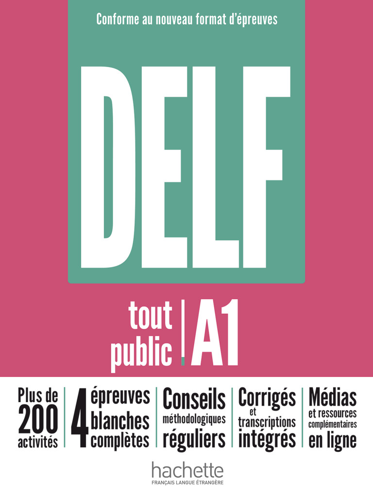 DELF tout public A1 – Conforme au nouveau format  d’épreuves, Buch + Audios, Videos und zusätzliche Übungen online, ISBN 978-3-19-173382-7