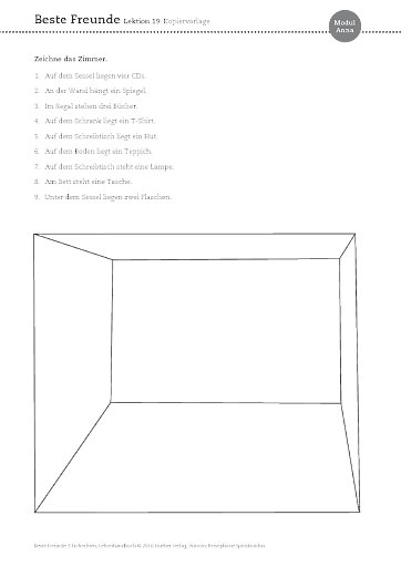 Kopiervorlage: Modul Anna, Lektion 19 