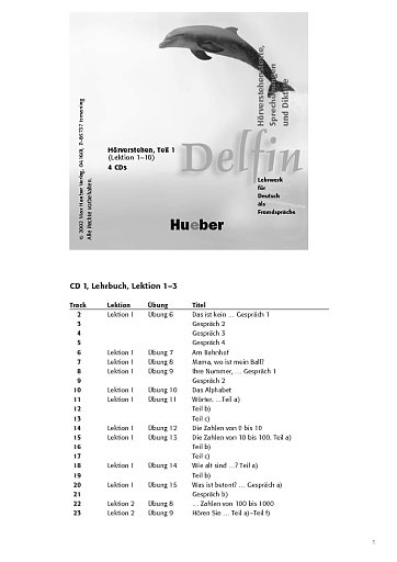 Hörverstehenstexte und Diktate