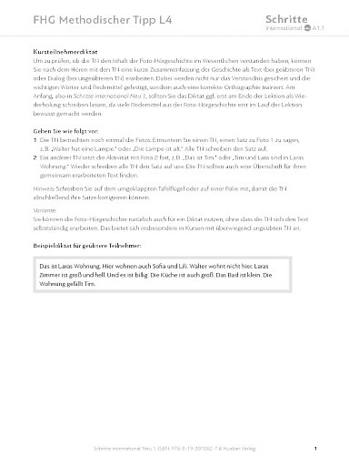 Foto-Hörgeschichte Lektion 4