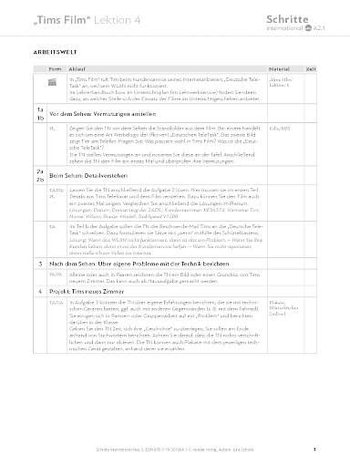 Tims Film, Lektion 4