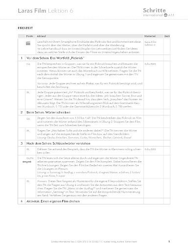 Laras Film, Lektion 6