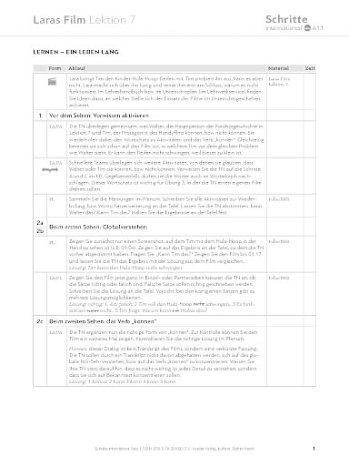 Laras Film, Lektion 7