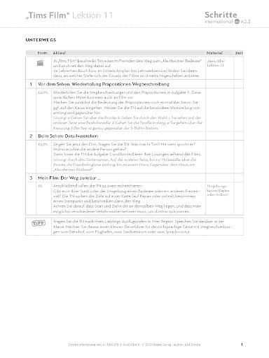 Tims Film, Lektion 11