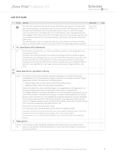 Tims Film, Lektion 13