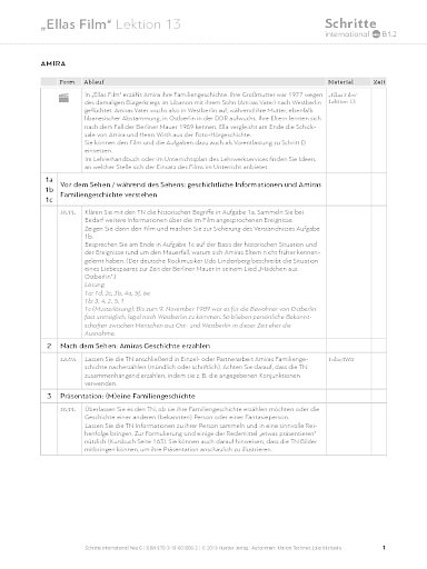 Ellas Film, Lektion 13