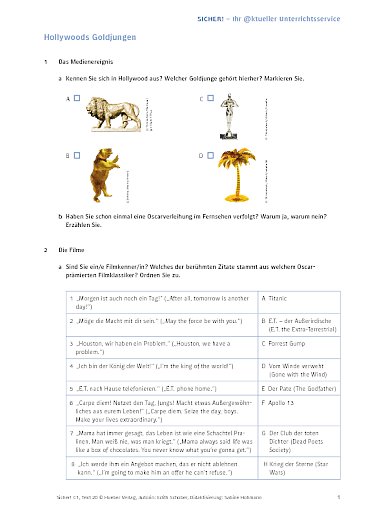 Hollywoods Goldjungen