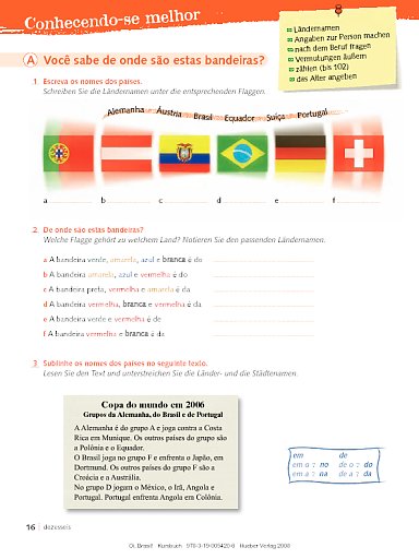 Lektion 2: Conhecendo-se melhor