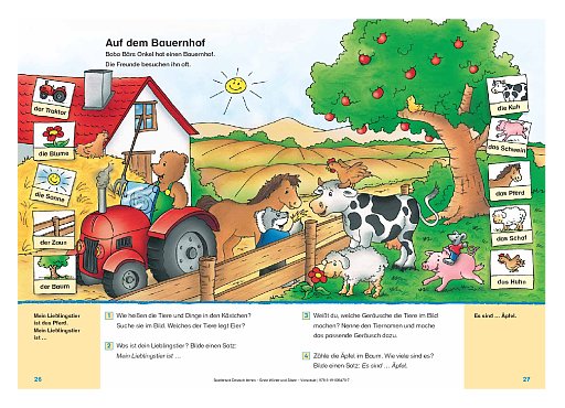 Erste Wörter und Sätze: Auf dem Bauernhof