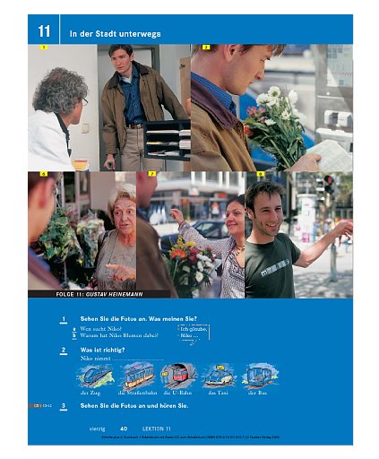 Lektion 11: In der Stadt unterwegs