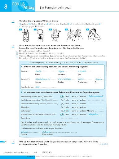 Zu Lektion 3: Fokus Alltag