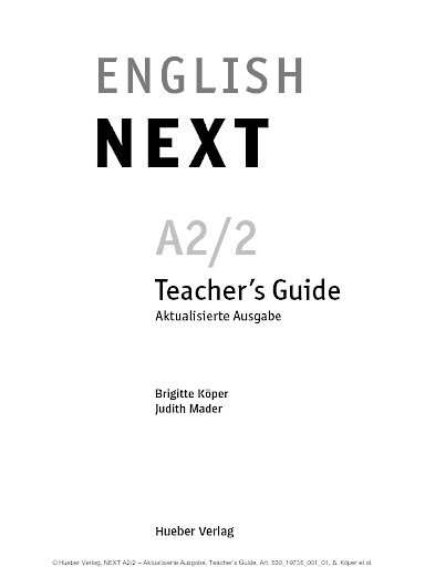 Teacher's Guide