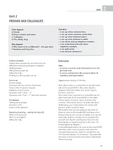 Teacher's Guide Sample Unit 2 / Plus Unit 2