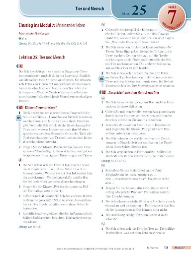 Lektion 25: Tier und Mensch
