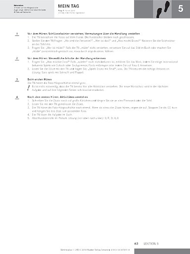 Lektion 5: Mein Tag