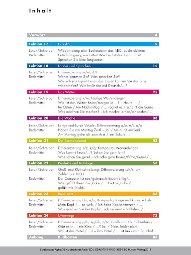 Inhalt und Vorwort