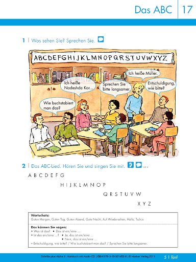 Lektion 17: Das ABC