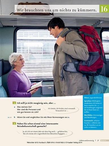 Lektion 16: Wir brauchten uns um nichts zu kümmern.