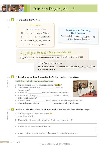 Lektion 16: Darf ich fragen, ob ...? 