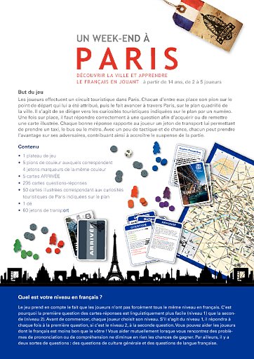 Spielanleitung Französisch