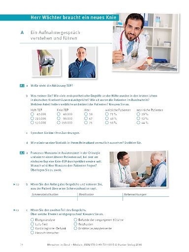 Lektion 2: Herr Wächter braucht ein neues Knie
