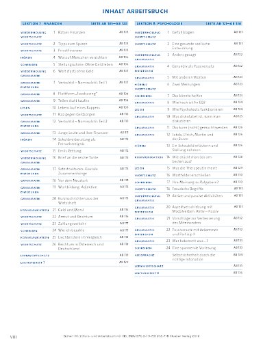 Inhaltsverzeichnis
