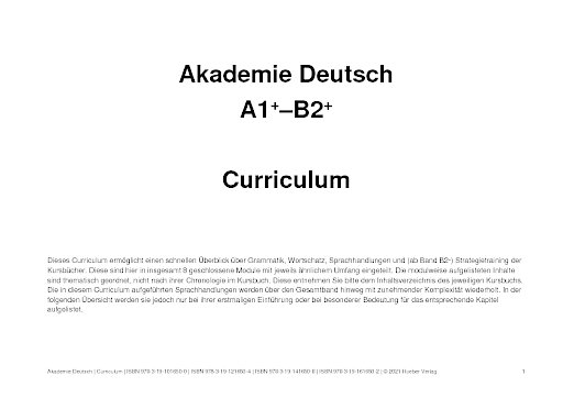 Curriculum