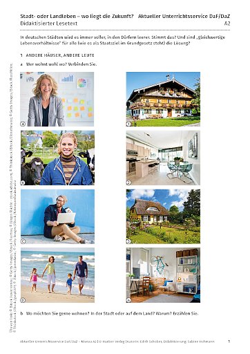 Stadt- oder Landleben – wo liegt die Zukunft?