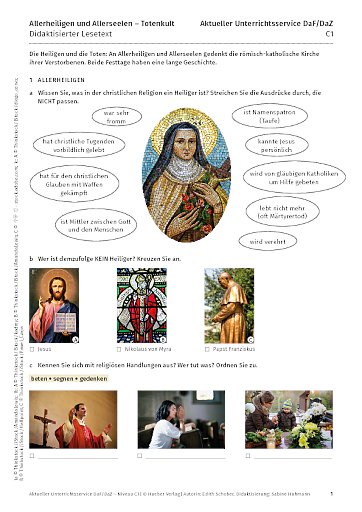 Allerheiligen und Allerseelen – Totenkult