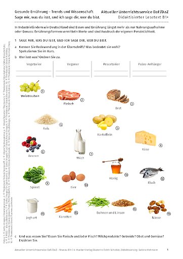 Gesunde Ernährung