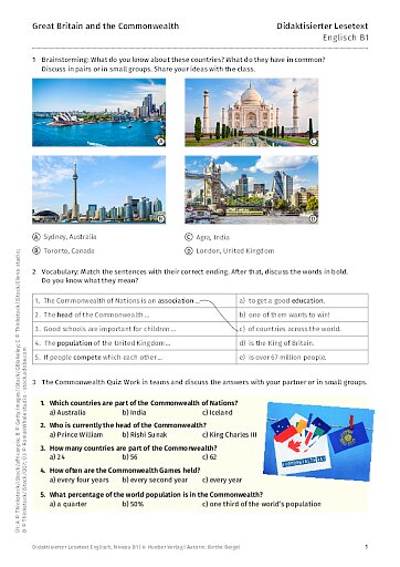 Great Britain and the Commonwealth