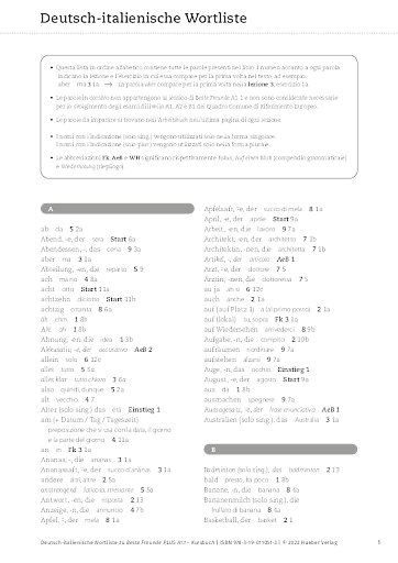 Glossar Deutsch-Italienisch