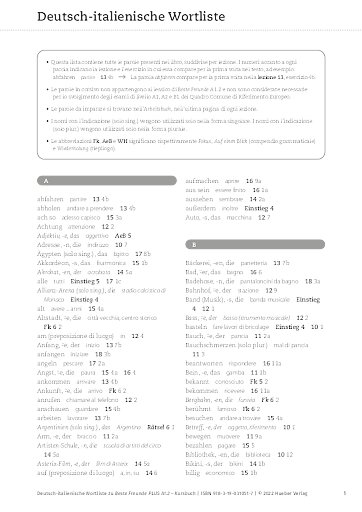 Glossar Deutsch-Italienisch