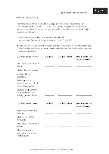 Meine Lernpläne: Wie lerne ich am besten?