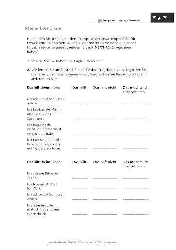 Meine Lernpläne: Wie lerne ich am besten?