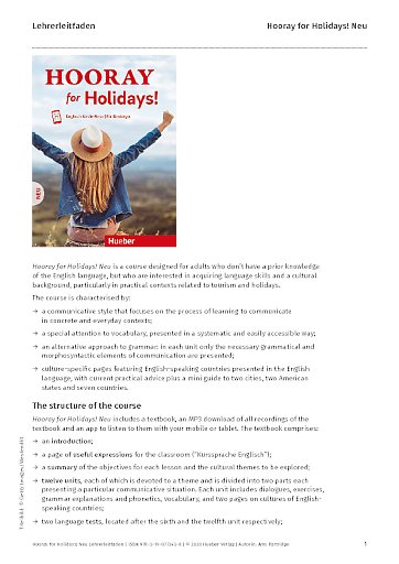 Hooray for Holidays! Neu – Leitfaden