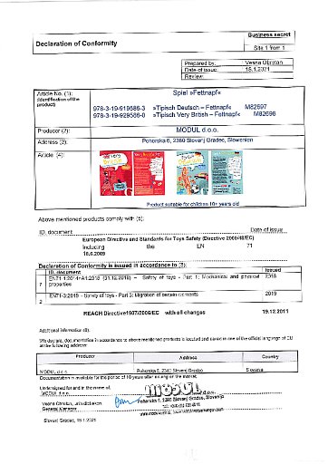 Konformitätserklärung