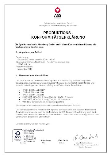 Konformitätserklärung