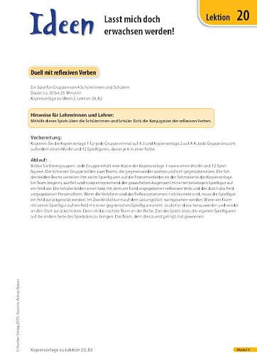 Duell mit reflexiven Verben