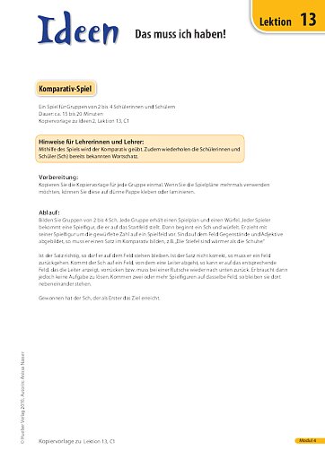 Komparativ-Spiel