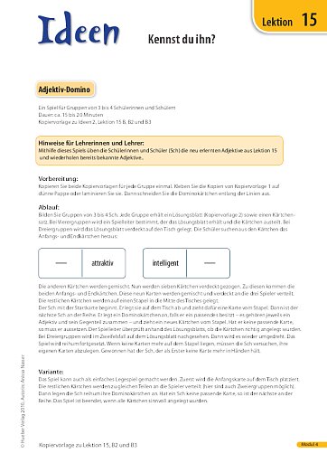 Adjektiv-Domino