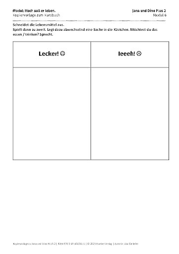 Modul 6: Hoch soll er leben.