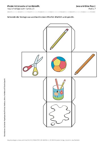 Modul 7: Ich brauche einen Bleistift.