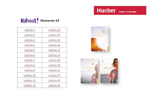 Momente A2 – Kahoots