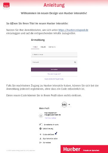 Kurzanleitung „Titel öffnen“