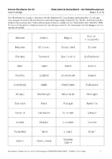 Kopiervorlage zu Modul II, S.65