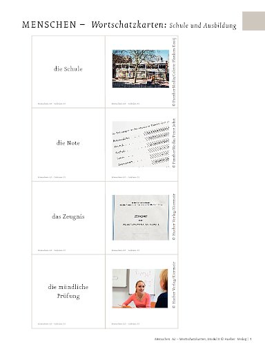 Wortschatzkarten