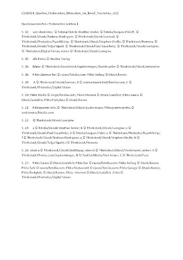 Quellenverzeichnisse