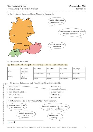 Fokus Alltag: Mit der Bahn reisen
